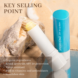Bálsamo labial hidratante con protección <span class=keywords><strong>solar</strong></span> SPF 30 con logotipo personalizado, bálsamo labial orgánico brillante en tubo - Product Image 5