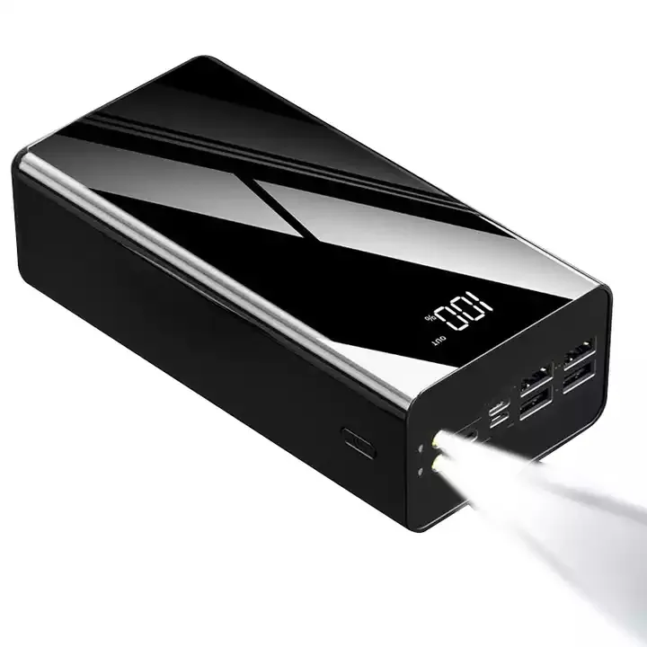 Супер восокоемкостное портативное зарядное устройство 50000 мАч Power Bank зарядное устройство для мобильного телефона источник питания с 3 портами (стандарт Внешнее зарядное устройство Power Bank для Iphone 14