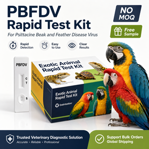Kit de Prueba Rápida del Virus de la Enfermedad del Pico y la Pluma (PBFDV) para Aves Exóticas, Sin Pedido Mínimo, Muestra Gratuita - Product Image 1