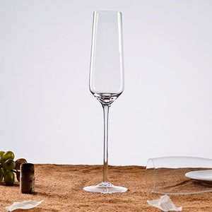 Copas de Cristal Personalizadas de Lujo, Libres de Plomo, para <span class=keywords><strong>Vino</strong></span> Dulce, <span class=keywords><strong>Vino</strong></span> Espumoso y Cócteles, de Color Sólido y Diseño Minimalista - Product Image 5