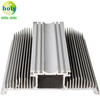 Onduleur solaire de grande puissance personnalisé en usine refroidisseur de radiateur de radiateur de profil extrudé en aluminium