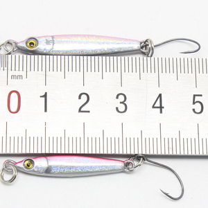 Nouvelle arrivée 3g 5g Mini métal Jig leurre avec crochet Jigging bionique dur appât petit plomb poisson Micro métal Jig <span class=keywords><strong>Microjig</strong></span> leurre - Product Image 3