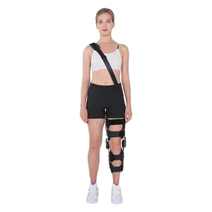 Einstellbare Orthose ROM Scharnier-Knieunterstützung professionelle medizinische Kniebandage elastische atmungsaktive Ärmel schutzschutz
