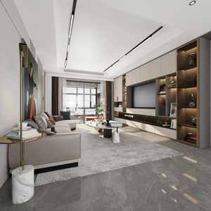 Mueble para TV LED Multifuncional con Cajones y Estantes para TV de 65+ Pulgadas, Diseño Moderno, Muebles para Sala de Estar de Hotel y Apartamento - Product Image 1