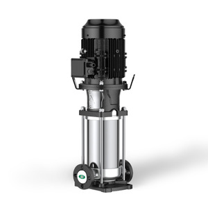 Pompe centrifuge verticale multi-étages à fréquence variable en acier inoxydable SMKN pour applications à eau propre à haute pression - Product Image 1