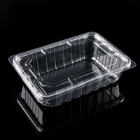 Boîte à choux au crème en PET transparent avec couvercle à charnière pour 6 choux au crème, contenant à pâtisserie jetable de qualité alimentaire, vente en gros, OEM personnalisé