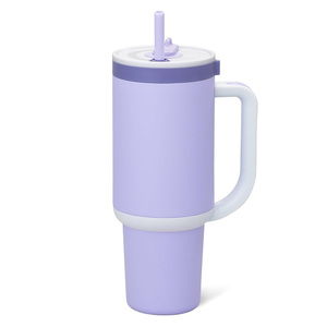 40oz insulated stainless steel tumbler sliding button retractable hidden <b>straw</b> bpa-free 40oz stainless steel sippy cup - Product Image 6