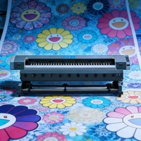 Imprimante numérique à jet d'encre DTF grand format haute vitesse 3,2 m, 8 têtes d'impression 512i, garantie 1 an