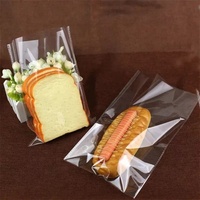 Tas roti Sandwich makanan ringan kelas Polybag plastik transparan kustom