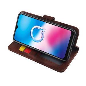 Funda de teléfono móvil de cuero de alto estándar OEM para <span class=keywords><strong>Alcatel</strong></span> 1A 1B 1S 1SE <span class=keywords><strong>1V</strong></span> 3L 3X 2020 1 1C 2019 cubierta de libro a prueba de golpes - Product Image 4