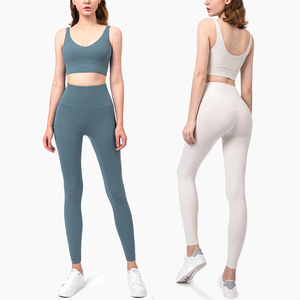 Wholesale Logo Custom Private Label LuLu Sports Gym Yoga Fitness Wear Gym Yoga Sets
