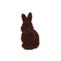 Vente en gros 2022 Ornement de maison Décorations de lapin Flocage Fourrure Floqué Artificiel Printemps Vert Mousse Lapin Styromousse Décor de Pâques