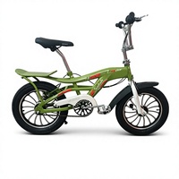 Vélo de montagne pour enfants de 16 pouces, cadre en acier et aluminium, vitesse unique, coloré, pour filles et garçons