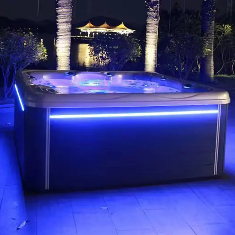 Caisheng 2024 New Design Luxury 5 People Bathtub Whirlpools wholesale Spa for Outdoor Jacuzzi Hot Tub