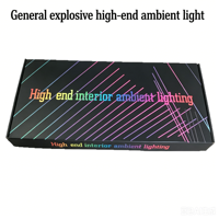 Kit d'éclairage d'ambiance universel pour tableau de bord de voiture RGB, contrôle Bluetooth mini-programmable, décoration intérieure LED aux couleurs de rêve