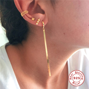 ROXI S925 <b>Sterling</b> <b>Silver</b> Simple Personality Irregular Zircon Diamond <b>Stud</b> <b>Earrings</b> - Product Image 3