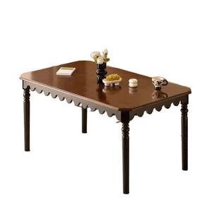 French Retro Style Solid Wood Rectangular Dining <b>Table</b> For Home Dining Room Stable Design - Product Image 5