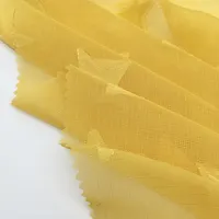 QianFang Textiles Wholesale 100%Polyester Chiffon star Jacquard Fabric Plain Dyed For Dress Shirt Garment