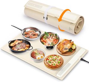 In the Trend Custom Classic Eco-Friendly Portable Foldable Round Silicone Heating <b>Plate</b> <b>Mat</b> Table for Dining Table Food Warming - Product Image 1