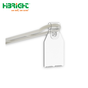 Tira de datos adhesiva de PVC, etiqueta de plástico personalizada, soporte de etiqueta de precio para supermercado - Product Image 3