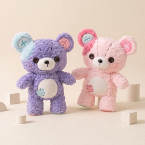 Oso de Peluche Kawaii al por Mayor, Juguete de Peluche Colorido con Ojos de Botón, Muñeco Suave para Niños, Regalo, OEM Personalizado - Product Image 3