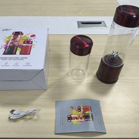 Mixeur Portable en Verre pour Fruits, Tasse à Jus Électrique Domestique, Mini-Mixeur de Voyage Rechargeable de Luxe 450ml