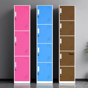 <span class=keywords><strong>Casier</strong></span> de bureau <span class=keywords><strong>empilable</strong></span> en acier 1/2/3 niveaux, armoire de rangement métallique antivol et ignifuge pour usage professionnel - Product Image 2