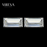 Pierres de Moissanite en vrac de qualité supérieure, formes personnalisées D VVS, taille fantaisie, couleur blanche, avec certificat