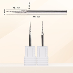 Foret professionnel en carbure non revêtu de 3/32 pouces pour acier inoxydable, grain F/M, pour ponceuse à ongles électrique - Product Image 6