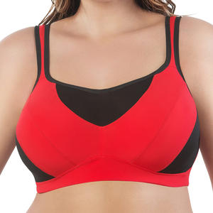 Ladymate ODM/OEM Sujetador Deportivo Mujer Acolchado Correas cruzadas Activewear Deportes Sujetador de talla grande Cobertura completa Yoga Fitness Bra - Product Image 5