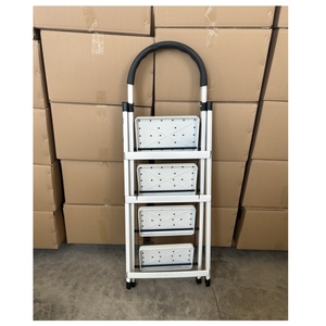 Pas encore d'avis échelle en fer domestique 4 marches escabeau retraactable tabouret de cuisine <span class=keywords><strong>lidl</strong></span> - Product Image 6