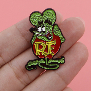 Grappige muis emaille pin dier broche pinnen reversspeldjes badge op rugzak kleding accessoires creatieve sieraden vrienden geschenken - Product Image 3