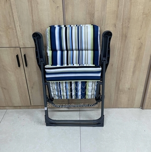 <span class=keywords><strong>Tumbona</strong></span> <span class=keywords><strong>Plegable</strong></span> de Acero Acolchada para Playa, OEM, Reclinable, Respaldo Alto, Cómoda, para Jardín, <span class=keywords><strong>con</strong></span> Colchón y Reposabrazos - Product Image 6