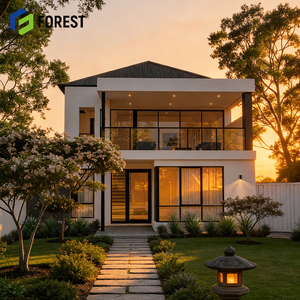 Système de charpente préfabriquée en acier léger pour villa moderne avec protection contre l'eau et le soleil pour une construction rapide et stable - Product Image 1