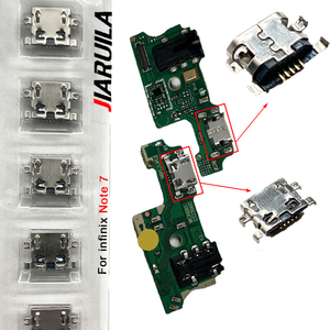 Conector <span class=keywords><strong>de</strong></span> <span class=keywords><strong>Puerto</strong></span> <span class=keywords><strong>de</strong></span> Carga al por Mayor para Infinix S5/S5 Lite S5 PRO Note 7 NOTE 7 Lite Hot 7 Pines <span class=keywords><strong>de</strong></span> Carga Repuestos para Teléfonos Móviles - Product Image 1