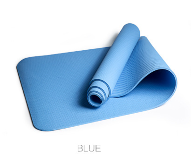 Single color Light Blue yoga mat