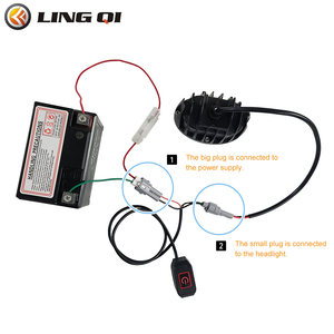 Interruttore Luminoso Impermeabile IP65 LINGQI RACING Compatibile con Light Bee S X. Interruttore LED per Moto <span class=keywords><strong>Elettrica</strong></span> Fuoristrada, Pulsante On/Off per Sur Ron - Product Image 4