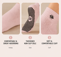 Chaussettes de yoga personnalisées antidérapantes confortables pour femmes, chaussettes de fitness et de Pilates de qualité supérieure, chaussettes de yoga personnalisées