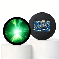 Pantalla LCD Circular Digital Personalizada de 23.6 Pulgadas para Interiores, con Panel IPS, Frecuencia de Actualización de 120Hz y Conectividad IoT