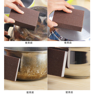 Diamond Sponge Scrubber Rectangle Pad For Kitchen Pot Cleaner Stain Remover - Product Image 1