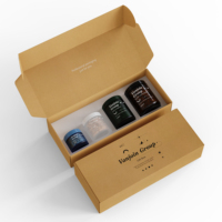 Boîte d'expédition pour capsules de compléments alimentaires, séries 60ml, 120ml, 180ml, 250ml, impression de logo personnalisée, personnalisation disponible