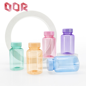 Botellas de Plástico PET Transparentes para Pastillas, con Tapas de Colores, Envases para Vitaminas, Cápsulas y Suplementos, Contenedor de Medicamentos Vacío, Tamaño Personalizado - Product Image 6