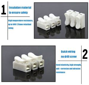 Conector rápido <span class=keywords><strong>CH3</strong></span> de <span class=keywords><strong>3</strong></span> pines para LED, Cable de conexión rápida, bloque de terminales rápidos - Product Image 5