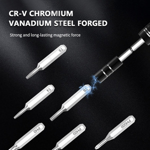 Juego de destornilladores OEM <span class=keywords><strong>Precision</strong></span> 117 <span class=keywords><strong>1</strong></span> mango de acero magnético DIY grado Torx Phillips Hex Bits Kit para reparación de PC y teléfonos móviles - Product Image 4