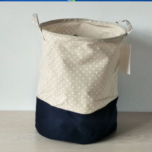 Panier à linge pliable en corde de coton de haute qualité pour le stockage, panier à linge tissé avec poignée - Product Image 5