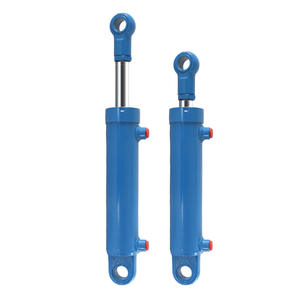 Cylindre hydraulique certifié ISO9001 de 5 tonnes pour plateforme élévatrice, à simple/double action, avec trou supérieur/inférieur, pour presse à balles - Product Image 1