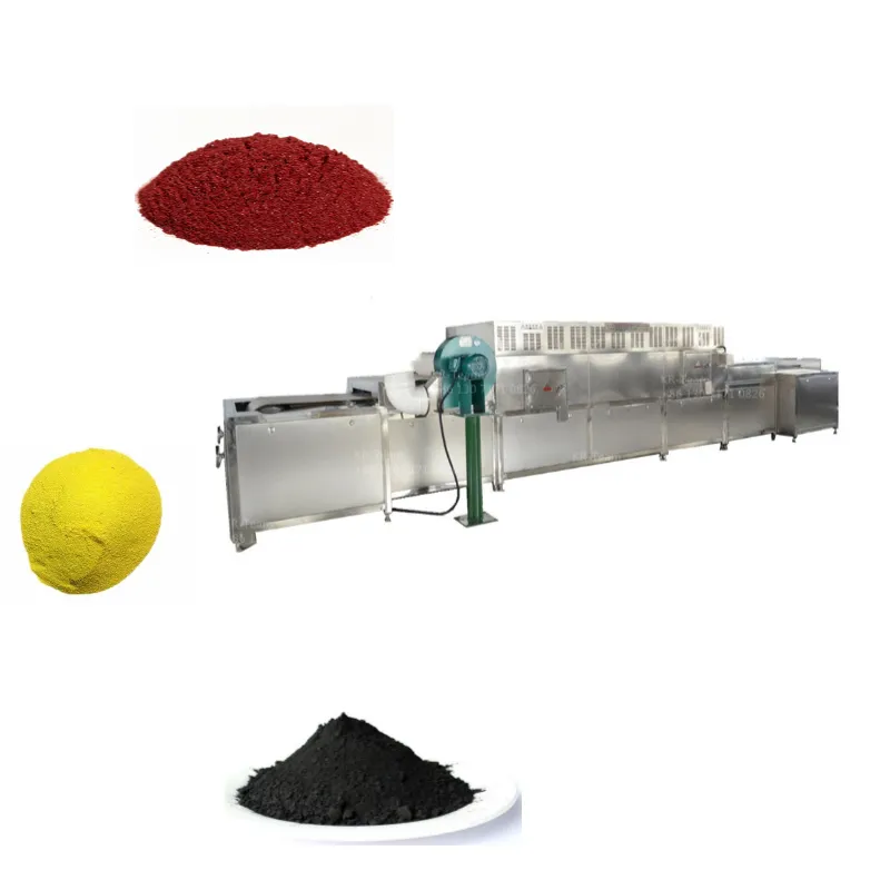 Industrial Continuous Conveyor Drying of Peppers Ginger Potatoes Tunnel Mushroom Microwave Tunnel Dryer