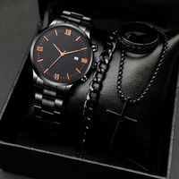 Coffret cadeau montre à quartz pour homme avec bracelet et boîte – Montre homme en gros à prix réduit