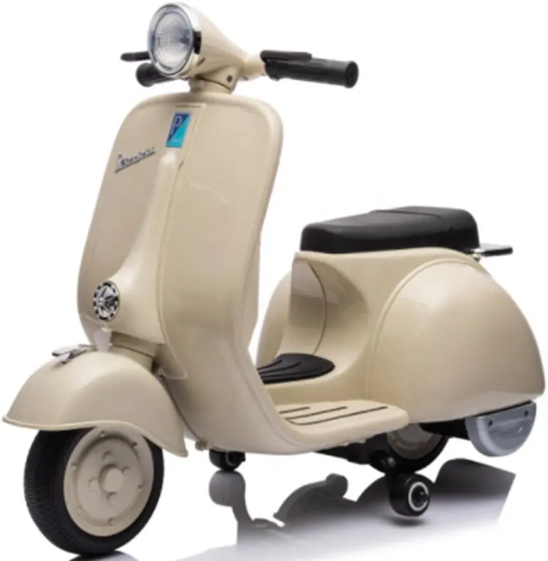 Small Vespa Licensed Electric Ride on Motorcycle for Kids