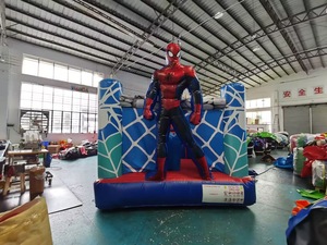 Castillos de PVC de grado comercial para niños hinchables Casa de rebote <span class=keywords><strong>Castelo</strong></span> inflavel Castillo de salto inflable Spiderman - Product Image 6